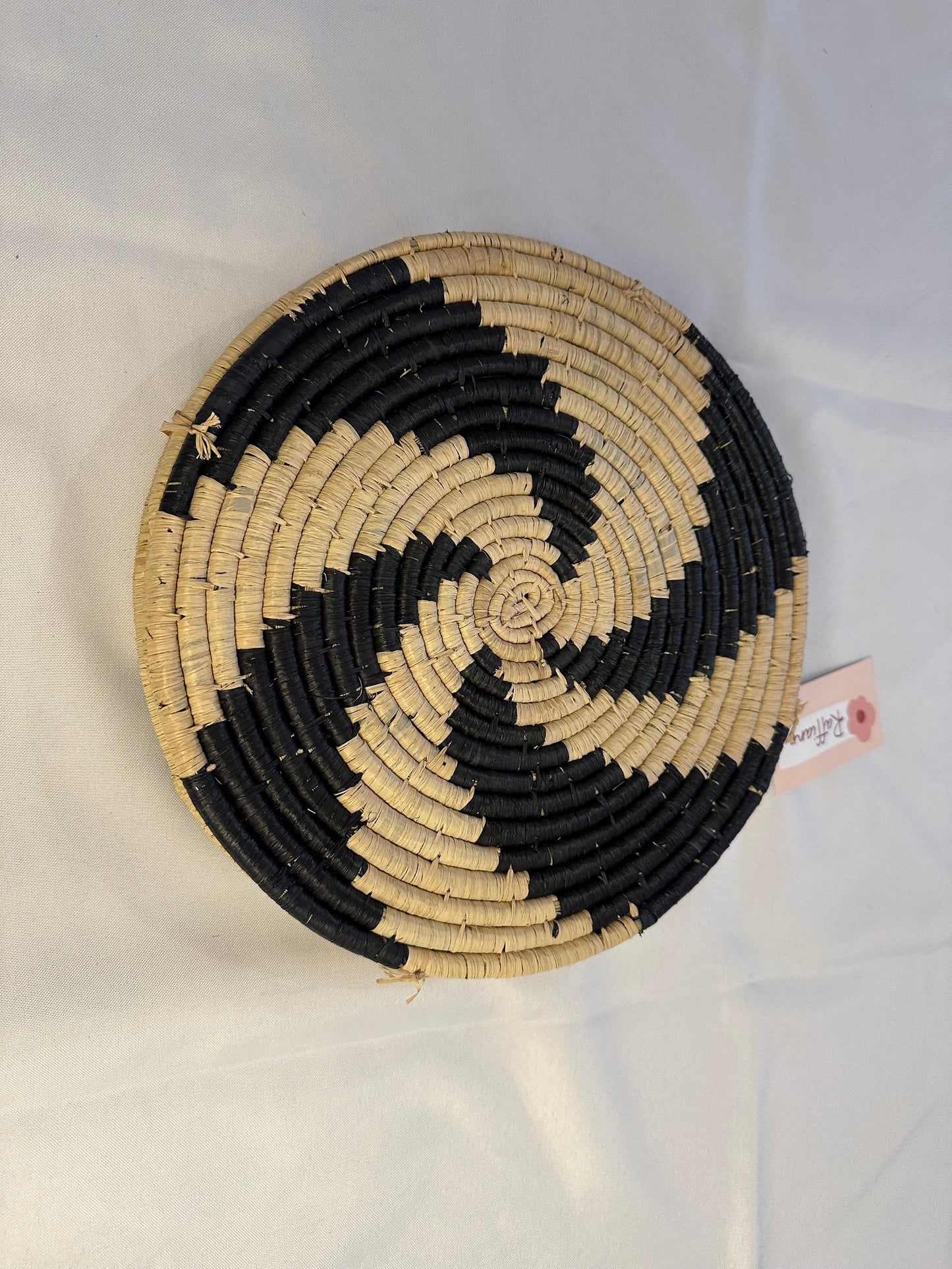 Striped  raffia placemats