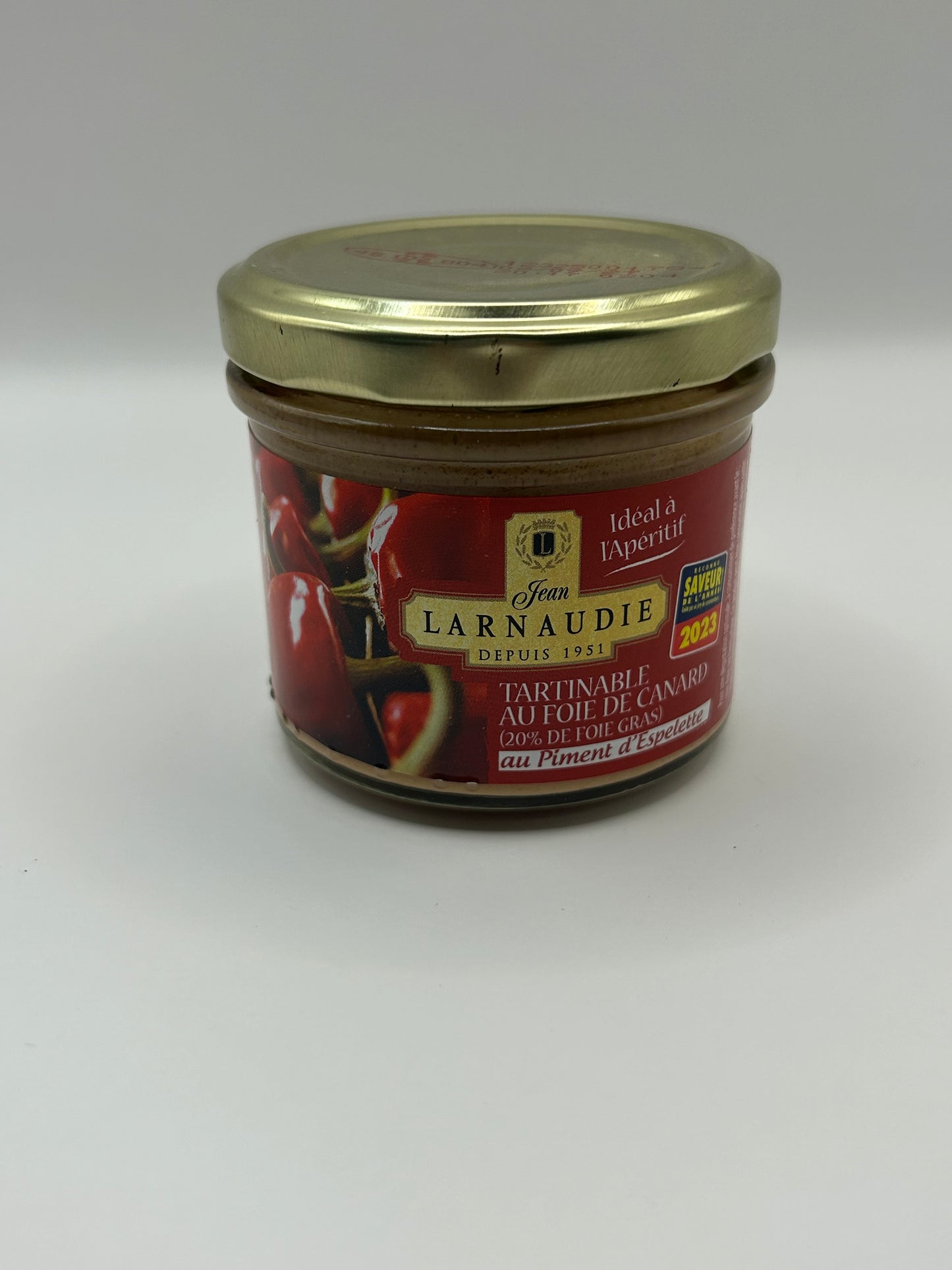 Tartinable au foie gras de canard au piment d'Espelette