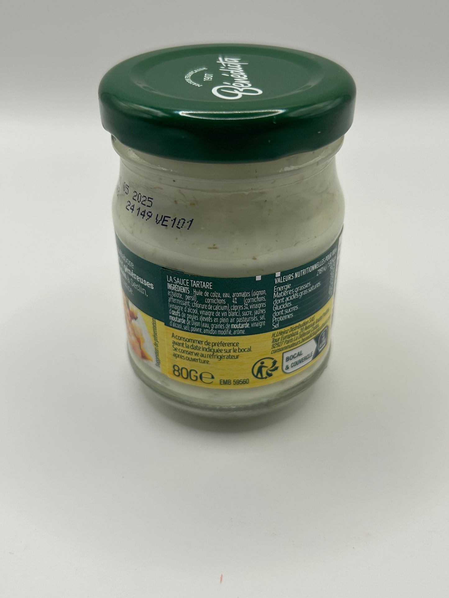 Small Benedicta Tartar sauce 80g