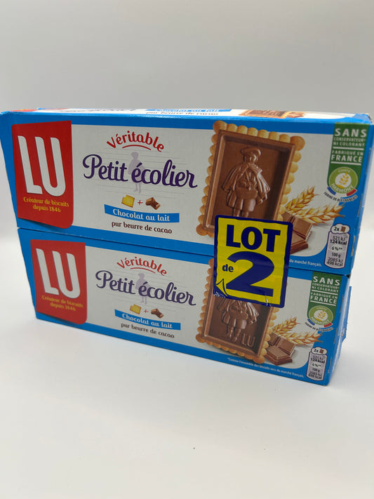 Petit Ecolier Milk chocolate cookies- 2 boxes